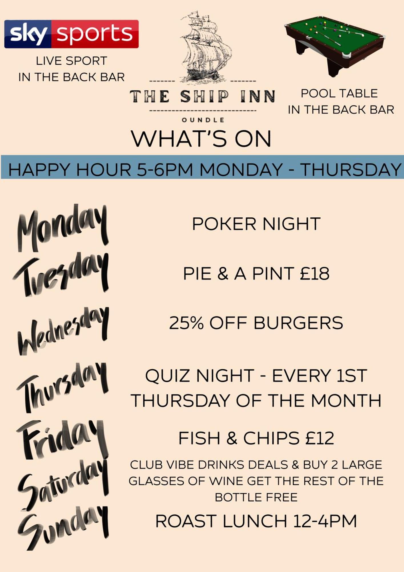 The Ship Inn Аундл Экстерьер фото